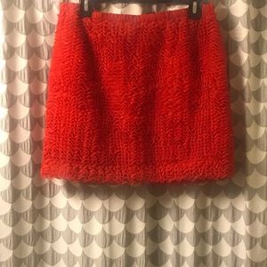 Red Ruffled Mini NWT